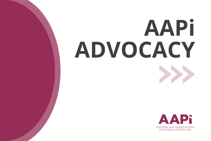 graphic showing the AAPi logo and text that says ‘AAPi advocacy’